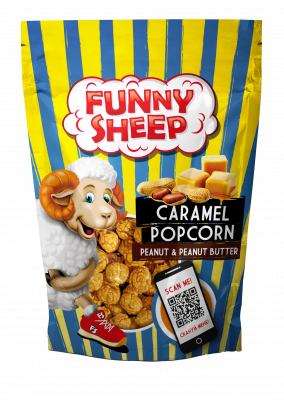 Попкорн у карамелі з арахісом та арахісовим маслом  Попкорн у карамелі з арахісом та арахісовим маслом